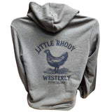 Little Rhody Deep Heather Vintage Unisex Zip Hoodie