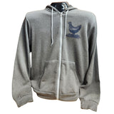 Little Rhody Deep Heather Vintage Unisex Zip Hoodie