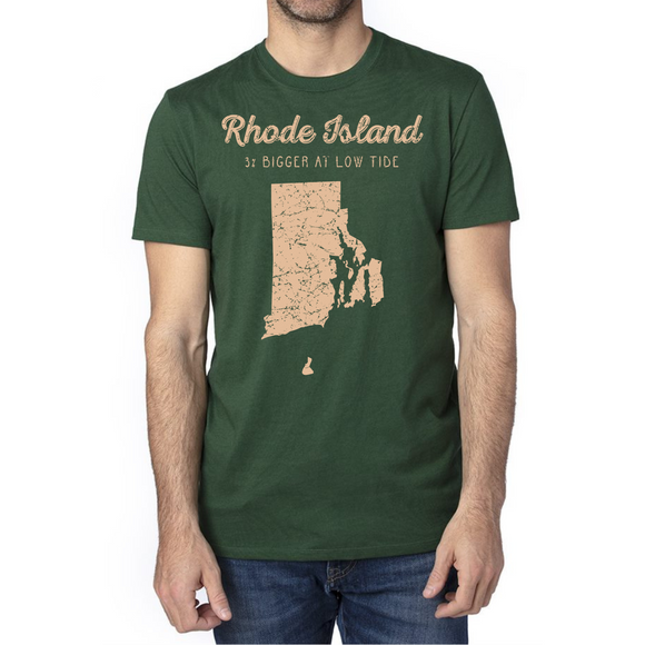 3% Bigger Forest Green Vintage Tee