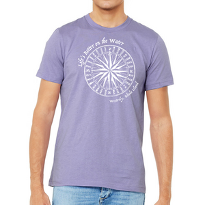 Better on the Water Dark Lavender Vintage Tee