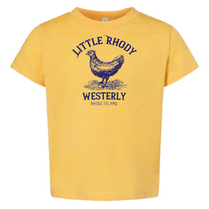 Little Rhody Heather Yellow Gold Vintage Toddler Tee