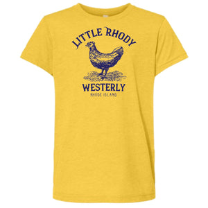 Little Rhody Heather Yellow Gold Youth Jersey Tee