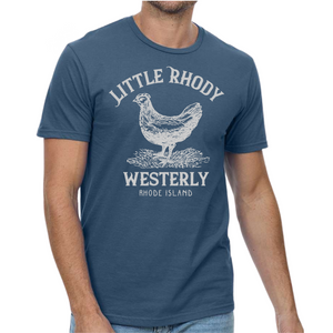 Little Rhody Steel Blue Vintage Tee