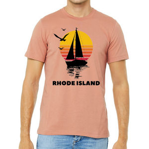 Tranquil Seas Terracotta Vintage Tee
