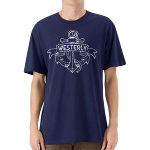 Westerly Anchor Navy Sueded Cloud Jersey Tee
