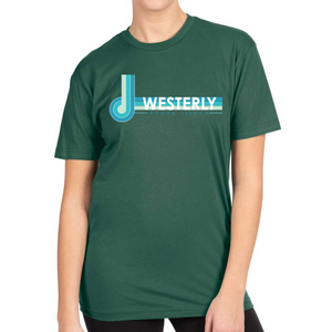Westerly Retro Swirl Royal Pine Vintage Tee