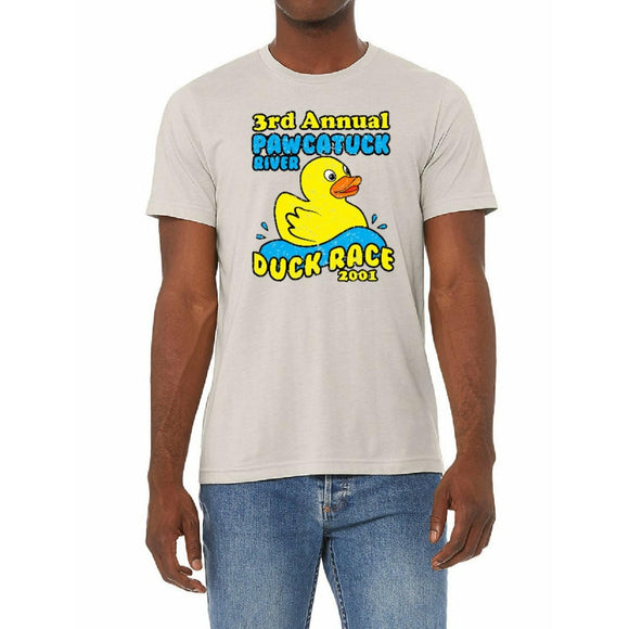 3rd Annual Duck Race Heather Dust Unisex Jersey Tee