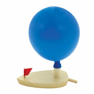 Balloon Powered Classic Wooden Boat