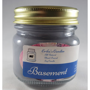 Basement All Natural Hand Poured Soy Wax Mason Jar Candle