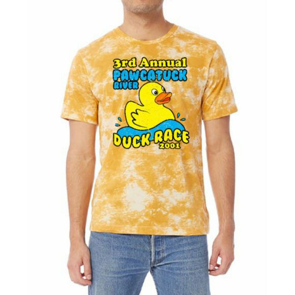Duck Race Gold Vintage Unisex Tie Dye Tee