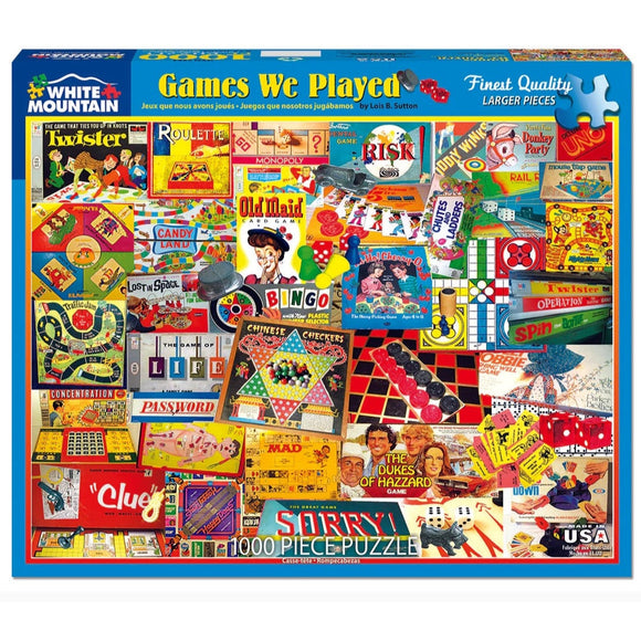 Games We Played 1000 Piece Jigsaw Puzzle