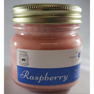 Raspberry All-Natural Hand Poured Soy Wax Mason Jar Candle