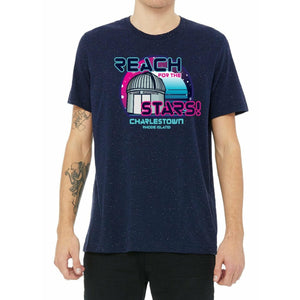 Reach for the Stars Navy Speckled Unisex Texture Tee