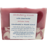 Strawberry Kisses 4.4 Oz Vegan Artisan Bar Soap