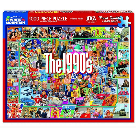 The 1990s 1000 Piece Jigsaw Puzzle