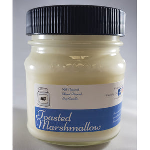 Toasted Marshmallow All-Natural Hand Poured Soy Wax Mason Jar Candle
