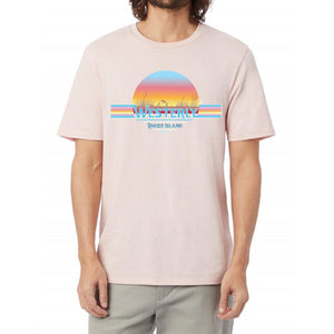Westerly Beach Faded Pink Heavy Wash Vintage Unisex Tee